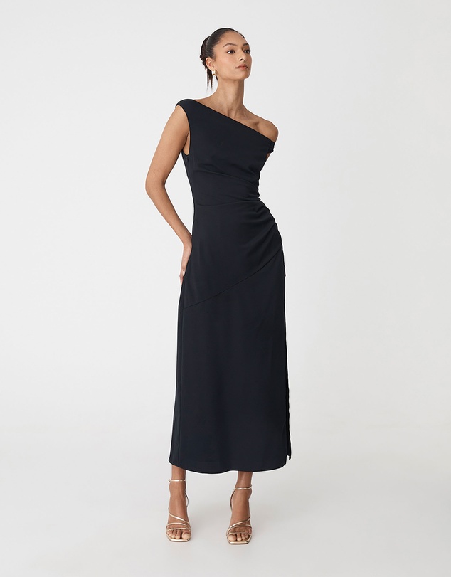 Forcast - Afina One Shoulder Twist Dress