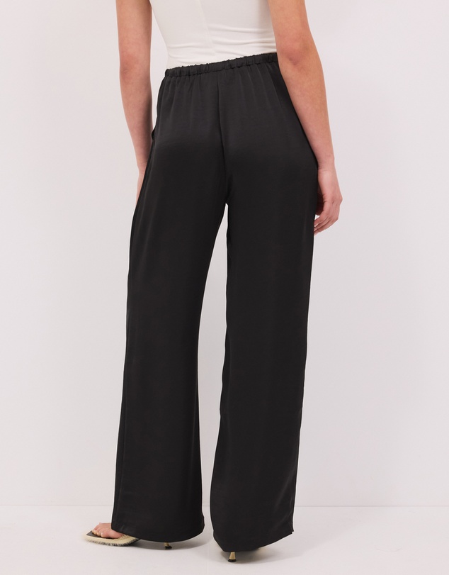 Calli - Lottie Satin Elastic Waist Pants