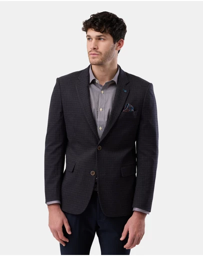 Brooksfield - Tonal Winter Check Blazer