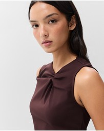 UNISON - Knot Detail Sleeveless Tee