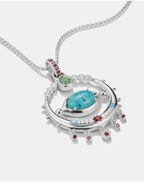 THOMAS SABO - THOMAS SABO Eye Amulet Pendant with Oval Imitation Turquoise