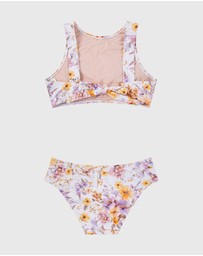 Aqua Blu Kids - Fleur High Neck Bikini Set