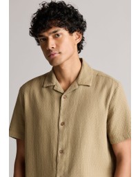 NEXT - Textured Waffle Short Sleeve Shirt