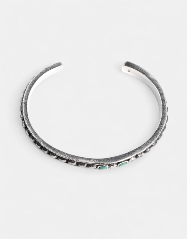 Buck Palmer - Turquoise Stone Cuff
