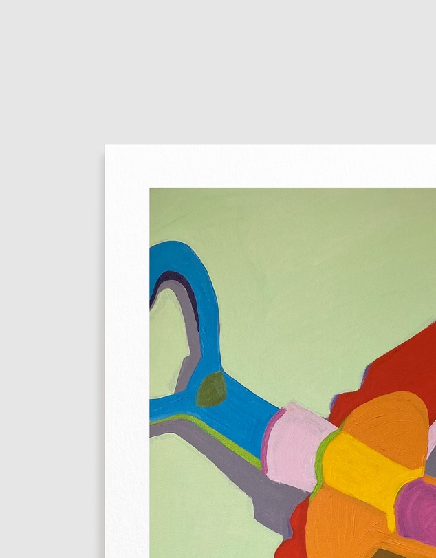 Olive et Oriel - Corkscrew by Sue Graef Art Print