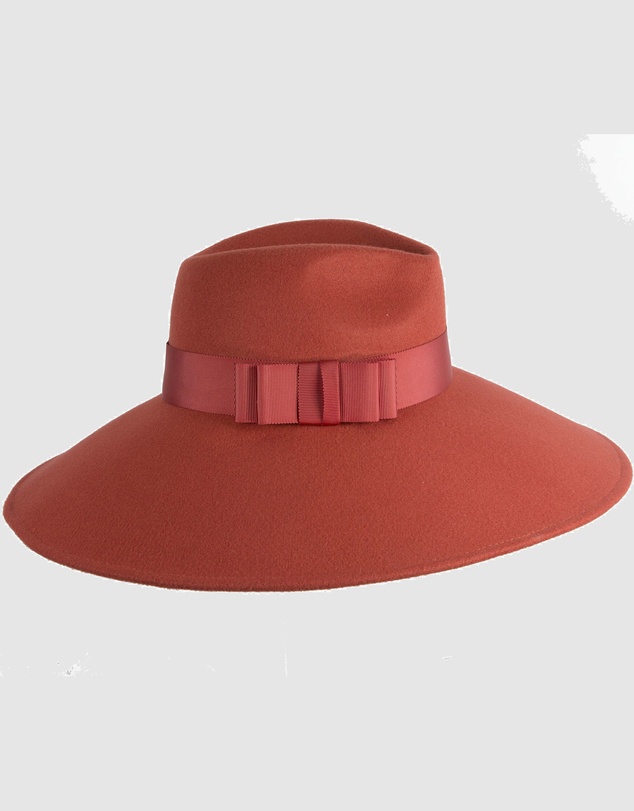 Max Alexander - Wide Brim Orange Winter Hat