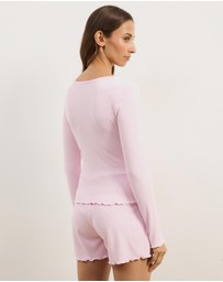 Atmos&Here - Karli Long Sleeve and Shorts Pyjama Set