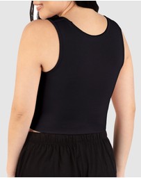 B Free Intimate Apparel - Cotton Chest Binder Crop Tank