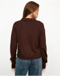 Dazie - Freya Knit Polo