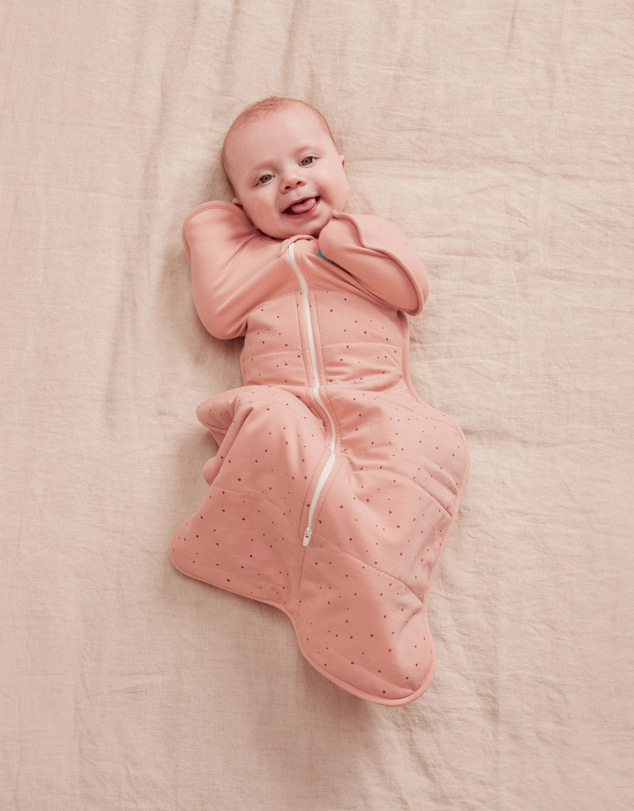 Love to Dream - Swaddle Up™ Original 2.5 TOG Quilted Stretch Cotton Pebbles Rose