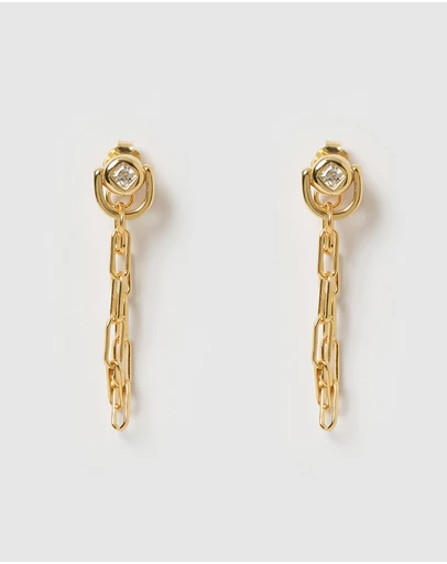 Izoa - Dawn Drop Stud Earrings