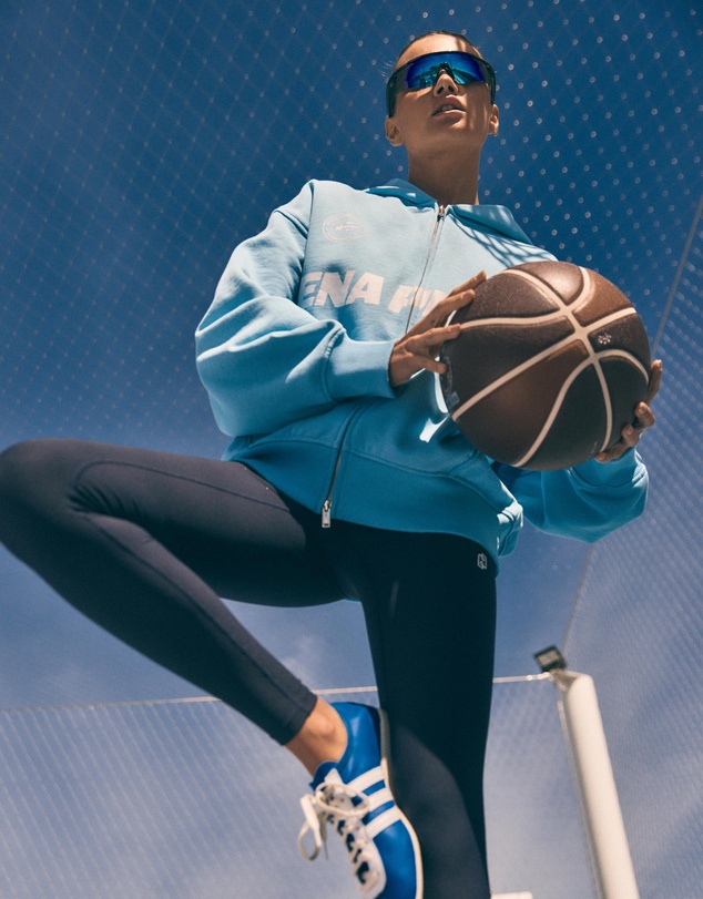 ENA PELLY - Multi Logo Zip Thru Hoodie