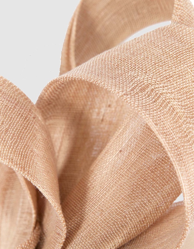 Fillies Collection - Nude Abaca Loops Racing Fascinator