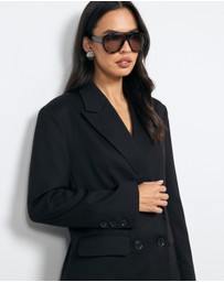 AERE - Double Breasted Blazer