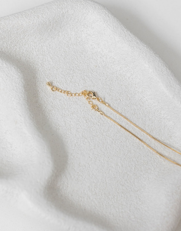 The White Collection - Anna - Delicate Gold Pearl Bridal Necklace