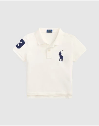 Polo Ralph Lauren - Boxy Big Pony Stretch Mesh Polo Shirt - Teens