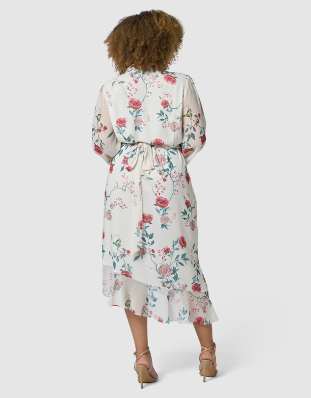 Something 4 Olivia - Tiffany Wrap Midi Dress