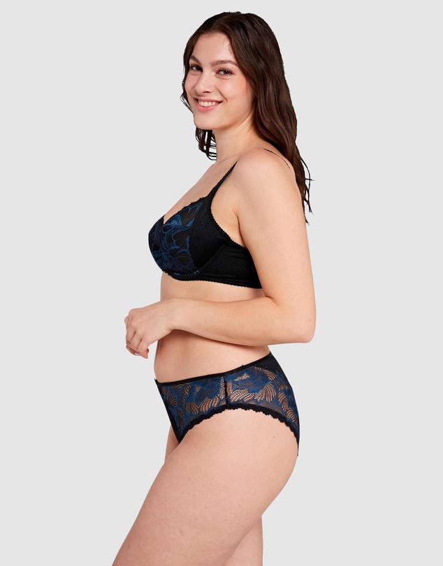 Sans Complexe - Capucine Wired Two-Tone Lace Bra
