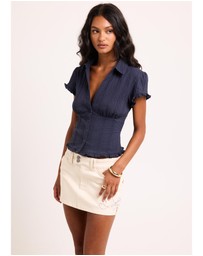 Alice In The Eve - Bryn Ruffle Shirt
