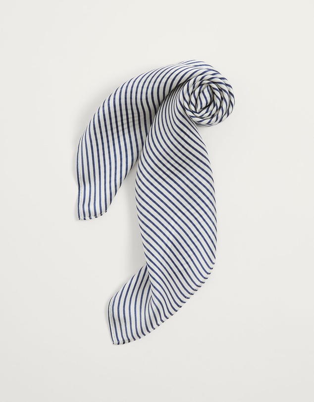 Trenery - Silk Fine Stripe Neckerchief