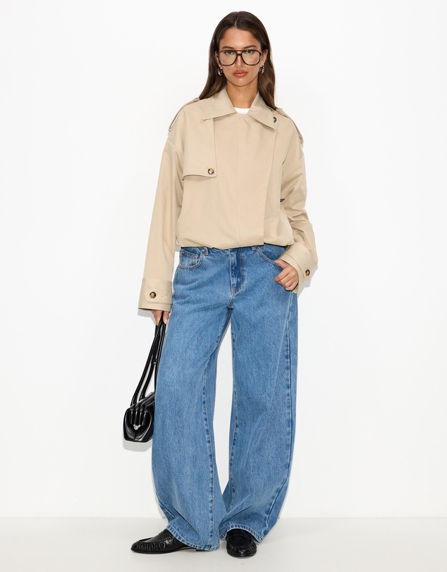 Dazie - Muse Trench Bomber Jacket
