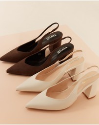 Verali - Elisha Slingback Block Heels