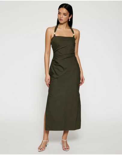 Lover - Tianah Tuck Detail Midi Dress