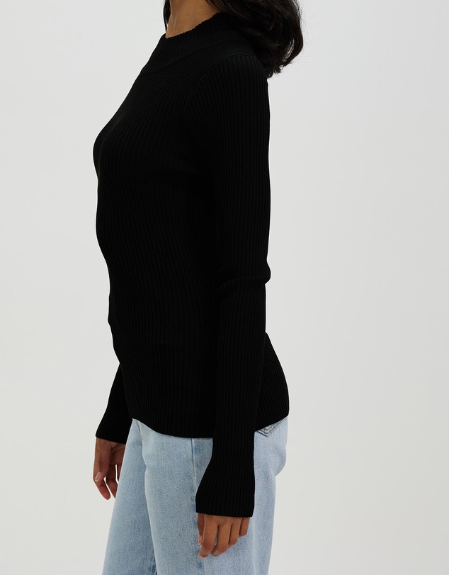 White By FTL - Pansy Rib Top