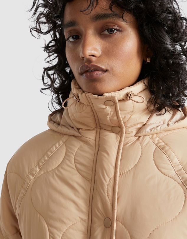 Seed Heritage - Longline Quilted Puffer Jacket
