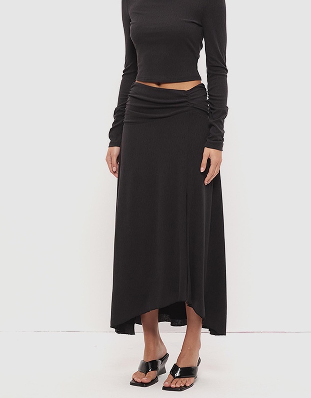 MON RENN - Farrah Draped Skirt