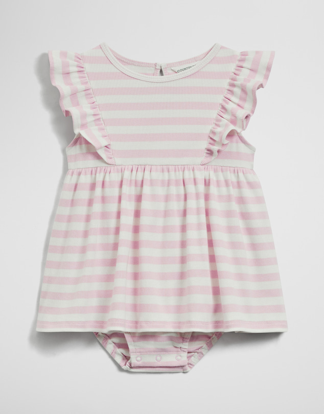 Country Road - Sleeveless Rib Romper Dress