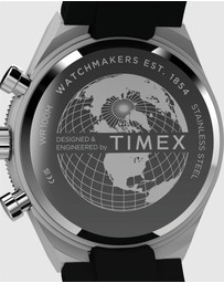 TIMEX - Q Timex Continental Chronograph 40mm Synthetic Rubber Strap Watch