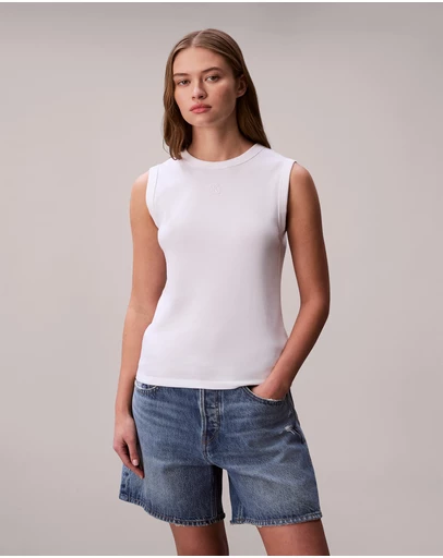 Calvin Klein Jeans - Cotton Contour Rib Tank Top