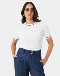 Forcast - Harvey Cable Knit Top