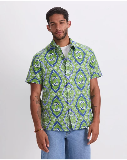 Sportscraft - Bream Short Sleeve Print Shirt