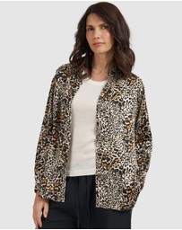 CAMIXA - Soie Satin Oversized Silk Shirt