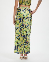 Dazie - Golden Hour Stain Midi Skirt