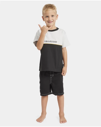 Billabong Kids - Boys 0 to 7 Throw On Boardshorts