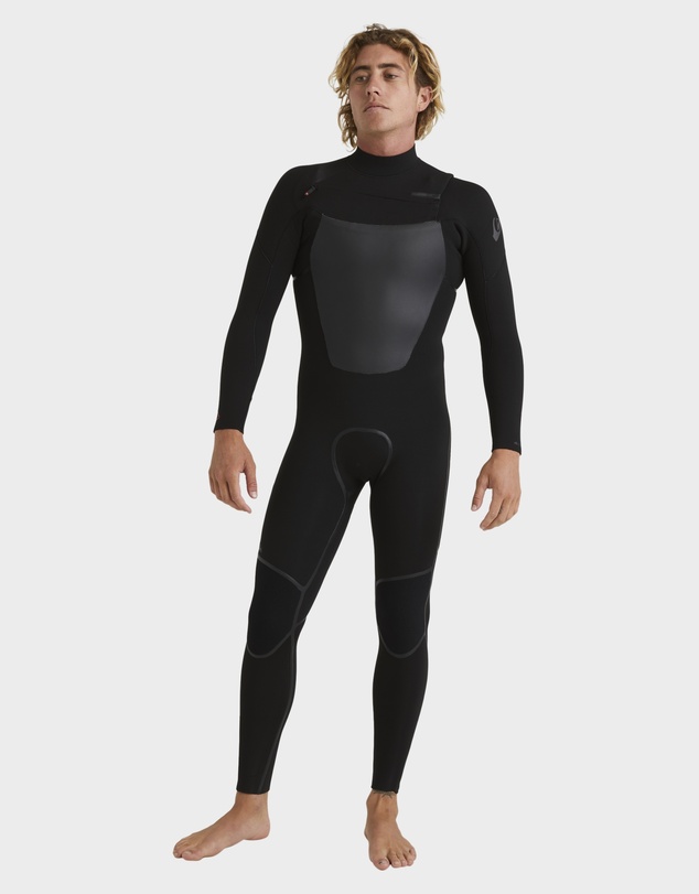 Quiksilver - Mens 4/3mm Marathon Sessions Chest Zip Wetsuit