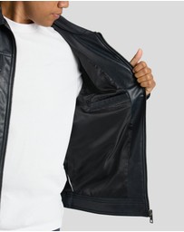 Johnny Bigg - Rebel Faux Leather Jacket