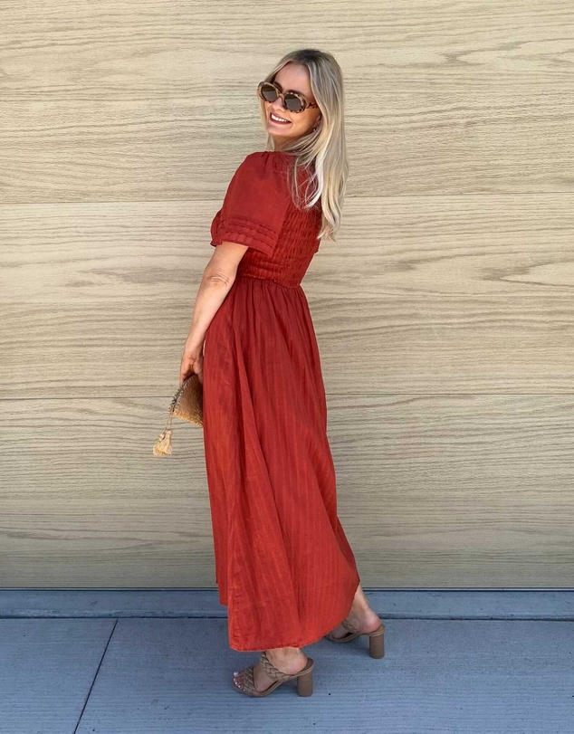 Esther & Co - Iolana Dress - Rust
