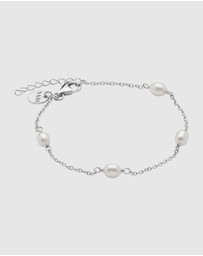 Najo - Tidal Whisper Silver Pearl Bracelet