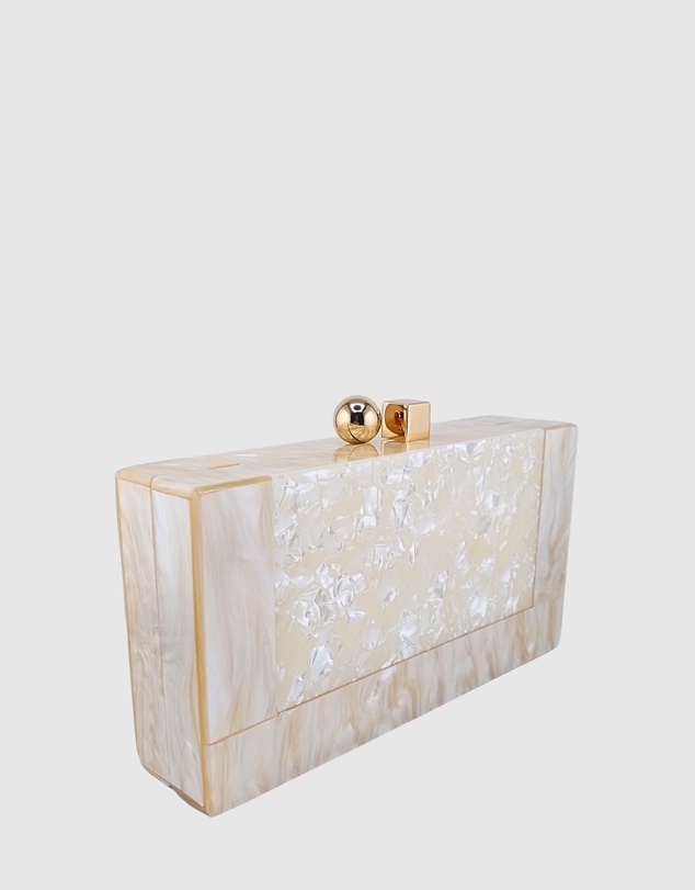 Izoa - Brooke Marble Clutch