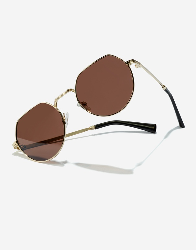 Hawkers Co - HAWKERS - Polarized Gold Brown AURA  Sunglasses for Men and Women UV400