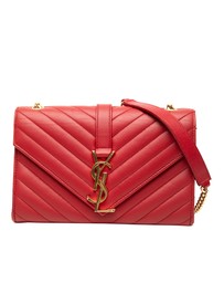 Pre-Loved by Azura Reborn - Pre-Loved Small Chevron Calfskin Monogram Envelope Bag