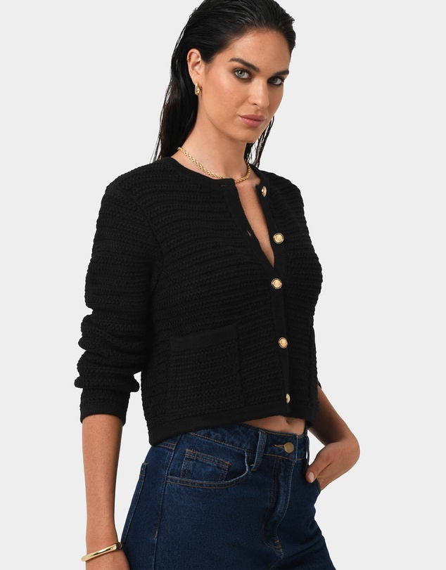 Forcast - Hollis Textured Cardigan