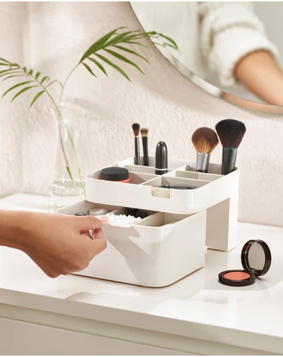Joseph Joseph - Make Me Up Compact Mirror & Makeup Organiser Set