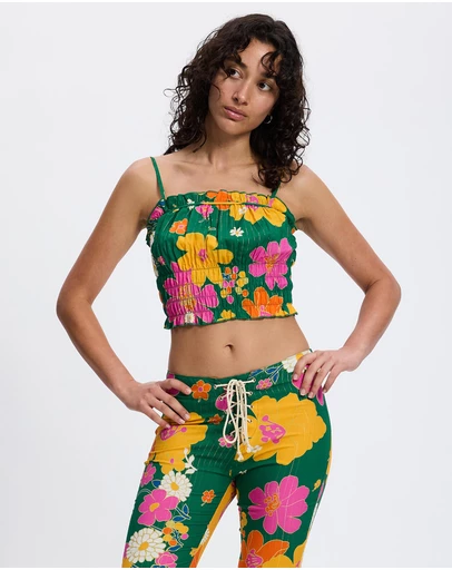 LENNI the label - Crush Shirred Cami