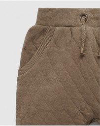 Purebaby - Quilted Track Pants -Kids-Babies