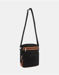 Pierre Cardin - Pierre Cardin Nylon Anti-Theft Cross Body Bag